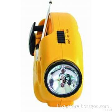 The solar hand crank radio flashlight,Dynamo Radio,Environmental radio